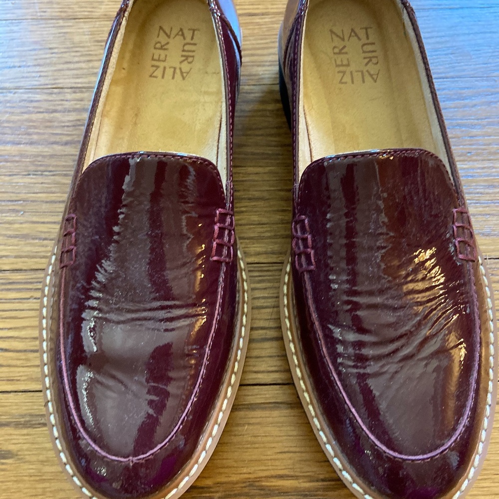 Maroon Patent Leather Naturalizer Loafer